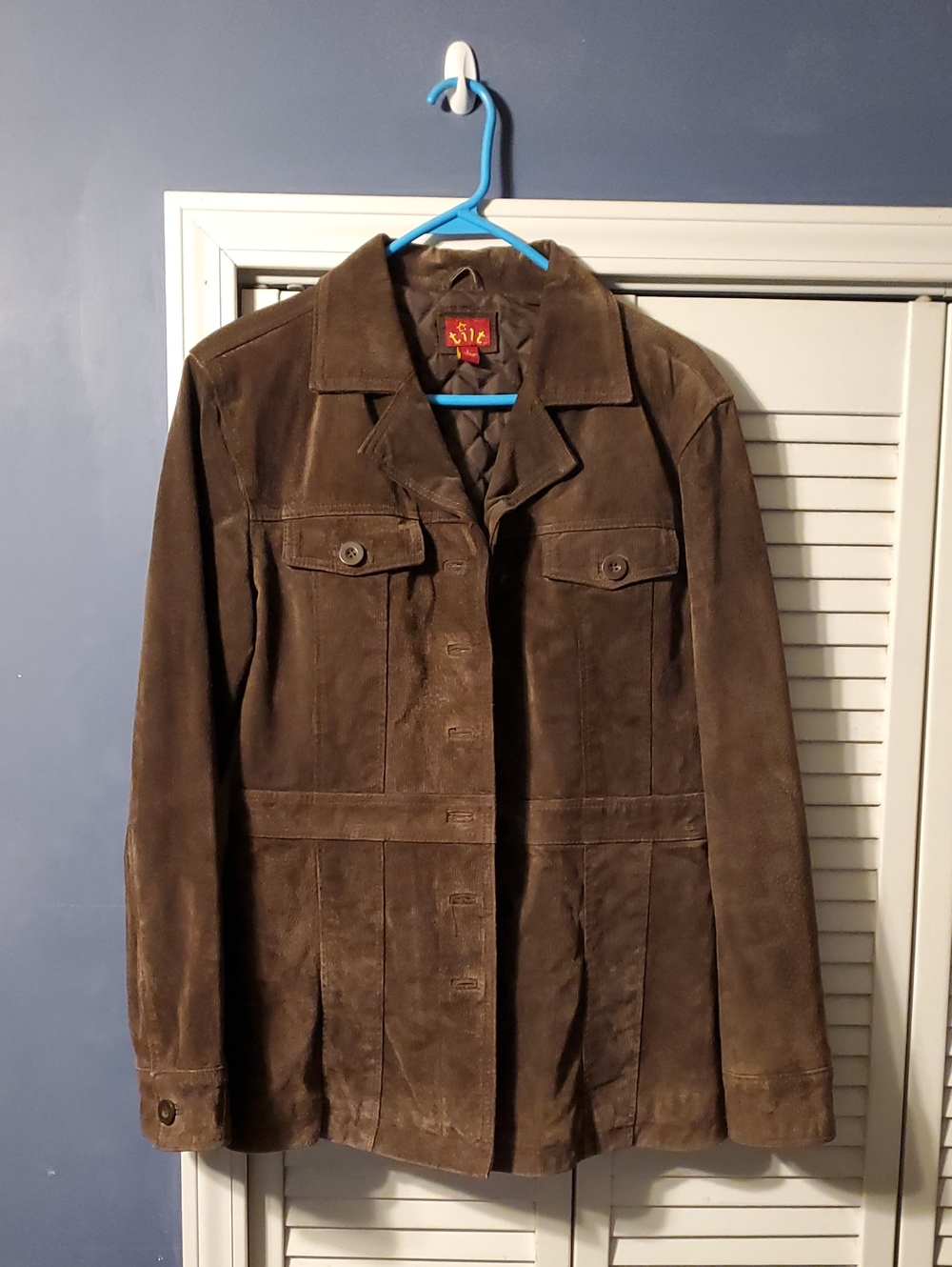 Vintage 1990s Suede Button Front Jacket